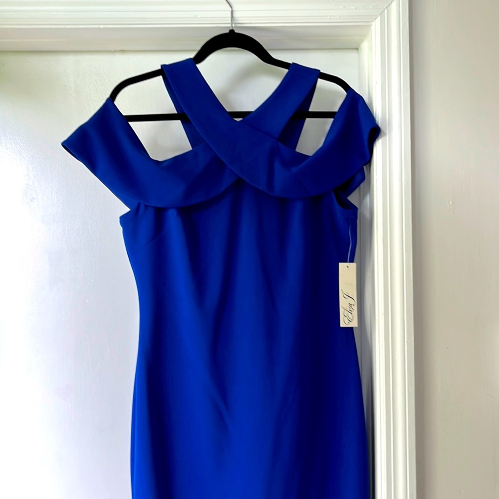 New Royal blue midi dress